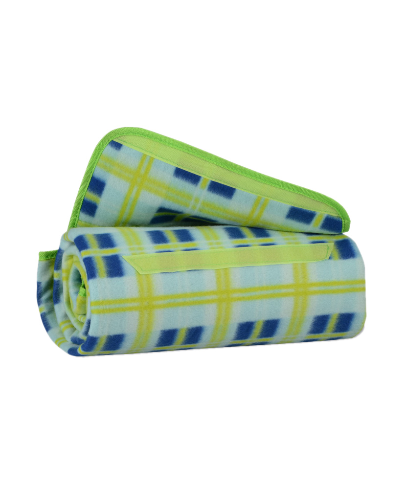 Roll Up Picnic Blanket - Lime Green